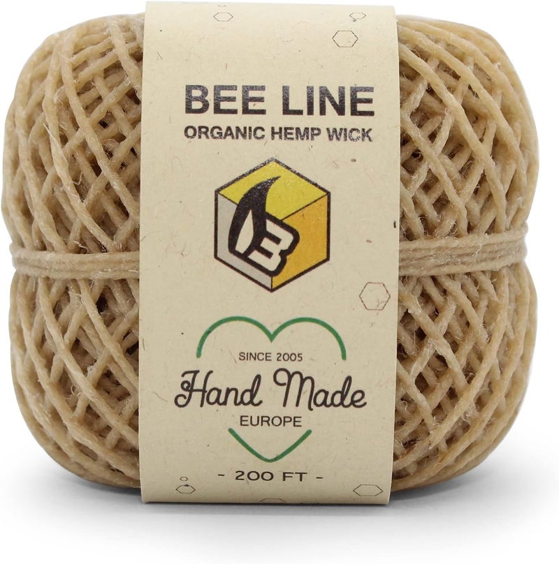 Hemplights Hemp Wick Bundle Pack: 200 FT Beeline Roll + 1 Wick Lighter (Black) - Image 3